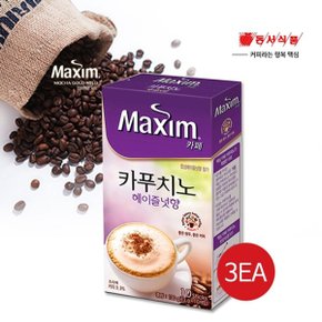 맥심 카페 카푸치노 헤이즐넛향 10Tx3, 총 30T