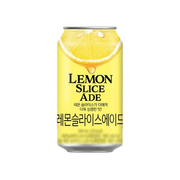  레몬슬라이스 에이드 탄산캔음료 340ml x 12개