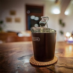 옥스블러드 더블 머그컵 304스텐 이중 진공 보온 보냉 300ml