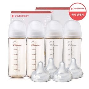 모유실감 3세대 PPSU 젖병 베이직 트윈팩 330ml 2개(총4개)+...