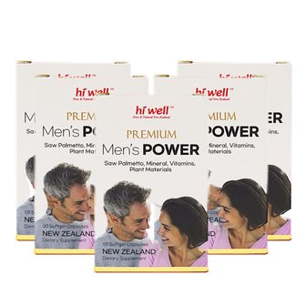 하이웰 맨스파워 쏘팔메토 미네랄 비타민 60소프트캡슐 5개