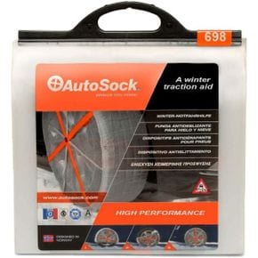 미국 오토삭 타이어 체인 대체 AutoSock 698 Snow Socks for Car SUV Pickup Easy to Use Tire C