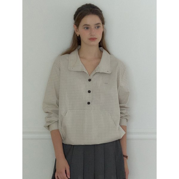 Button-down Pocket Shirt - Brown Check