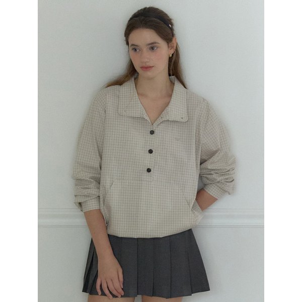 Button-down Pocket Shirt - Brown Check