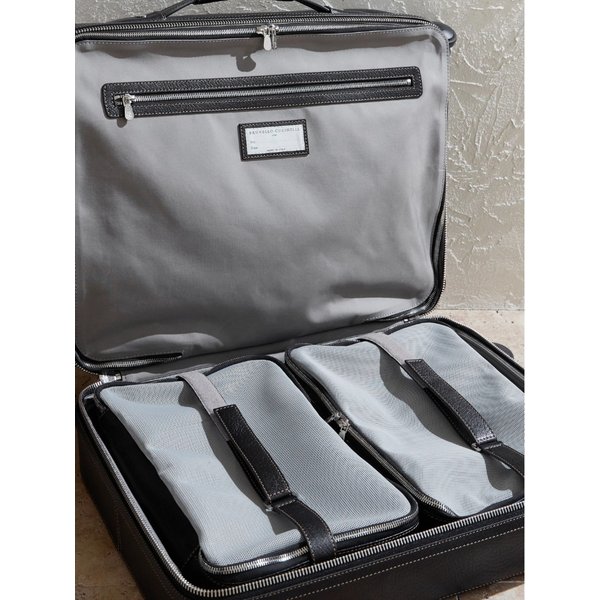 브루넬로쿠치넬리 그레인드 가죽 캐리어 46376663163013768