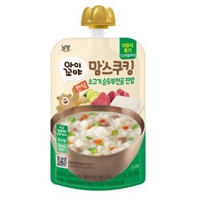 맘스쿠킹 소고기 순두부전골 진밥 100g