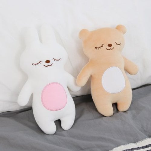 토이웍스 KC정품 곰 토끼 베어 래빗 모찌 아기 애착인형