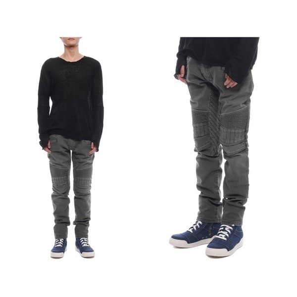 남성 바이커 슬림 데님 팬츠 (W5HT501D205 172)