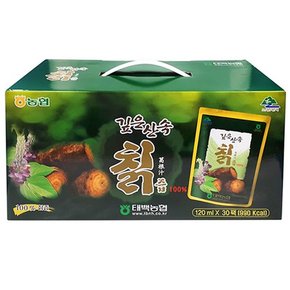 [9/11 낮12시 주문건까지 명절전출고]태백농협 칡즙 120ml x 30포(+쇼핑백)