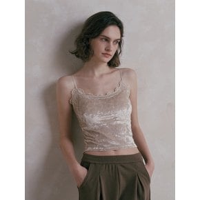 MJ_Lace velvet tank top_3color