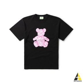 ARIES (U) 테이프드 테디 SS 티 블랙 TAPED TEDDY TEE BLACK