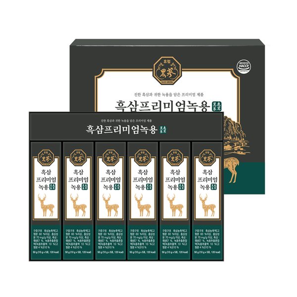 흑삼프리미엄 녹용 10g*30포 [쇼핑백포함]