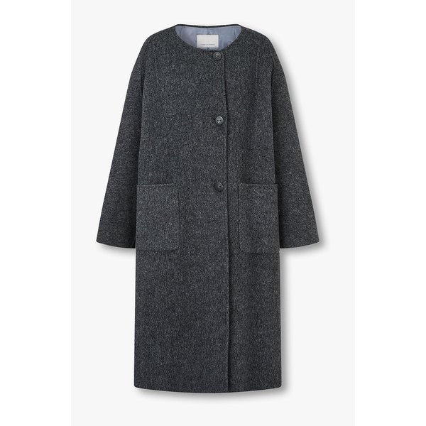 디태처블 스카프 릴랙스트 코트 7125416505170