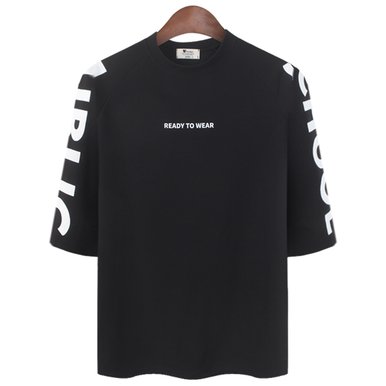 빅사이즈 2XL 3XL 스쿨 7부 나그랑 반팔 티셔츠 NMD721T