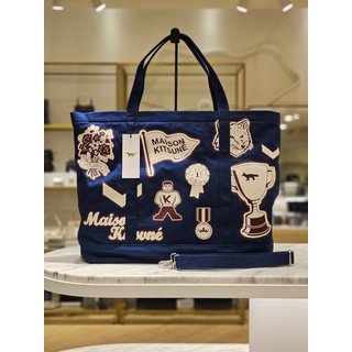 메종키츠네 [시흥점] [럭스콜렉티드] 메종키츠네 여성 바시티 패치 빅 숄더백  LW05106WW0083-P476