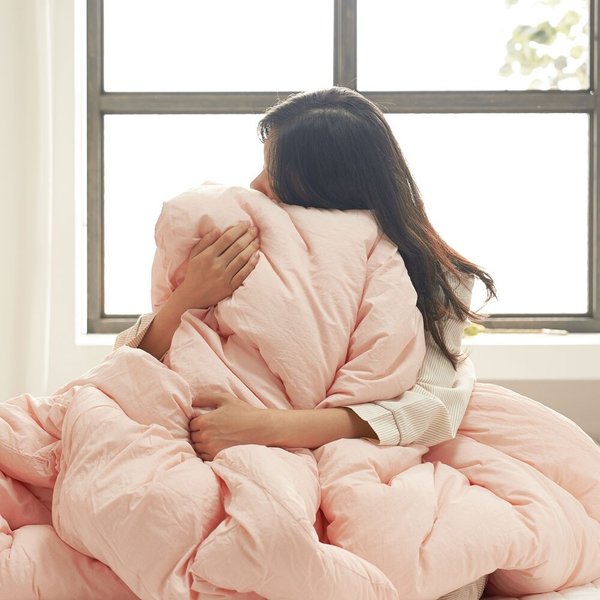 아밍 레벤 오가닉 면 60수 피그먼트 워싱 차렵이불 S