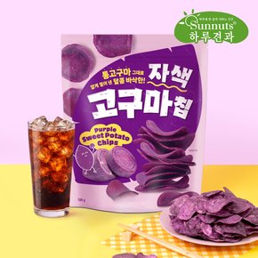 [하루견과] 하루칩스 달콤한자색고구마칩500gX1봉/바삭고소영양간식,사무실간식,맥주안주,원물간식