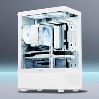 주연테크 MARINE D35664 화이트 라이젠5 5600 라데온 RX 6400 게이밍 데스크탑 PC 라라랜드