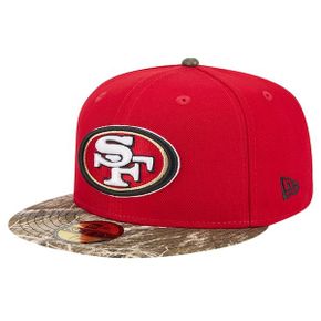 [해외] 1080126 NFL [샌프란시스코 포티나이너스] Scarlet Active TwoTone Camo 59FIFTY Fitted