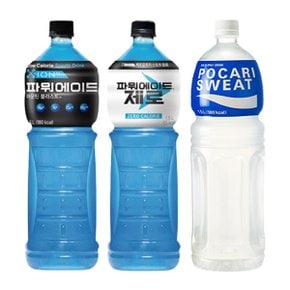 [한번에먹자] 파워에이드 1.5L 2페트 + 파워에이드 제로 1.5L 2페트 + 포