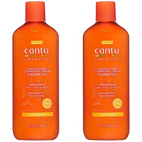 칸투 시어버터 클렌징 크림 샴푸 클렌즈 Cantu Shea Butter Shampoo 400ml 2개