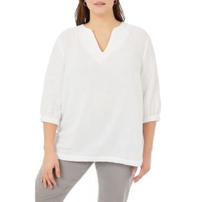 3839794 Foxcroft Evie Cotton Gauze Blouse