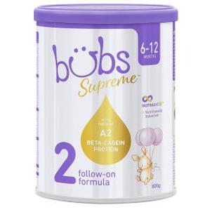  Aussie Bubs A2 분유 800g 1팩 2단계 6~12개월 Bubs Supreme Follow-On Formula Stage 2 Infants