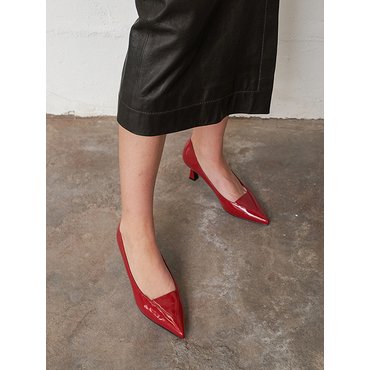 블랑수블랑 Nana Pumps Leather Red