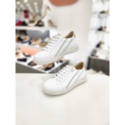 여성 스트라이프 스니커즈 X2HI50GF17 LM-WHITE 2SA_OD