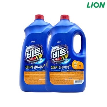  비트 진드기제거 세탁세제 드럼용 4L x 2개 용기형