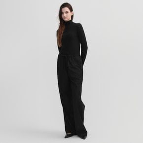 String Trousers Black