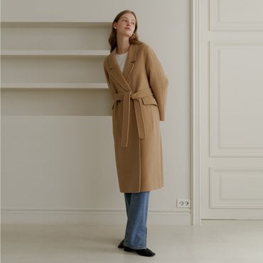 YUPPE DOUBLE HANDMADE COAT_BEIGE