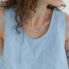 sheer string necklace