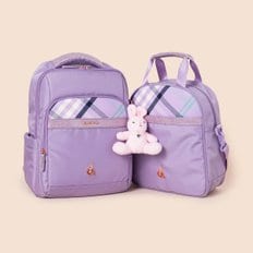 [24년 신세계 단독] [BEANPOLE KIDS] 클래식 체크 여아 책가방 SET