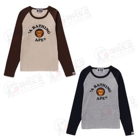 베이프 긴팔티 BABY MILO RAGLAN L/S 2J70-211-001