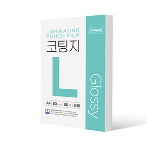 에센셜 정전기 방지 코팅지 A4 80mic 50매 Glossy