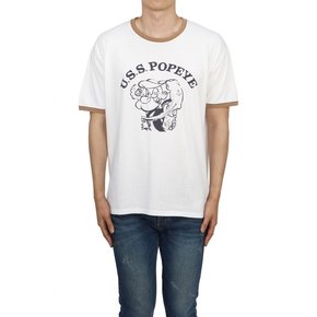 와일드동키 남성 반팔티셔츠 T POPEYE LIGHT WASHED WHITE NAVY M