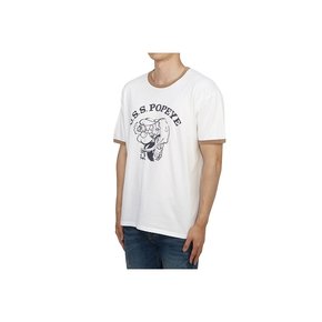 와일드동키 남성 반팔티셔츠 T POPEYE LIGHT WASHED WHITE NAVY M