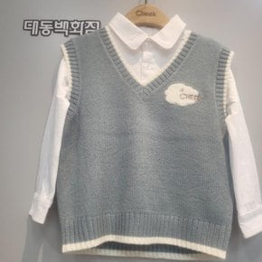 치크 DP01 그래픽 포인트 조끼  CKVK2411B (12414531)