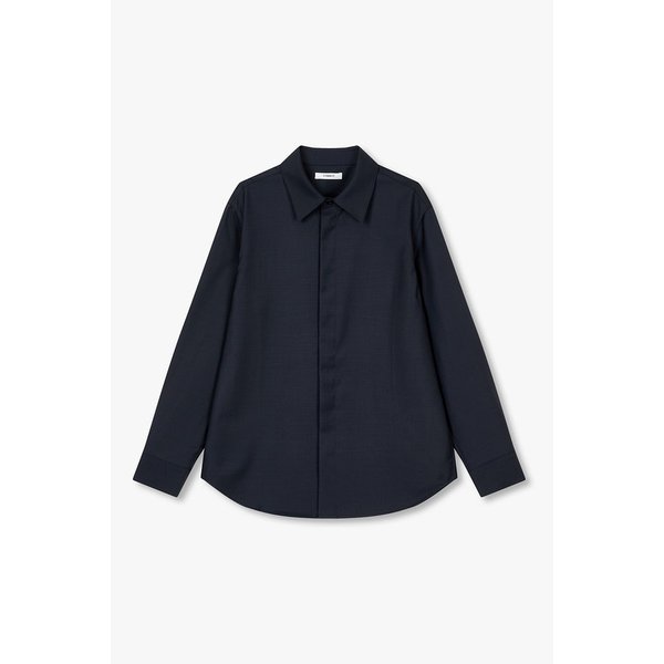 히든버튼 울 셔츠 9105421C01056