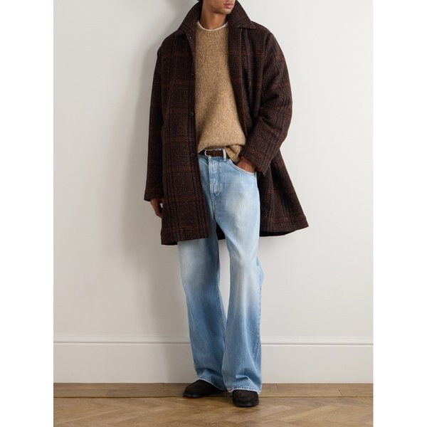 어 카인드 오브 가이즈 마나스 체크 울 트위드 코트 패디드 퀼티드 쉘 라이너 46376663162898294