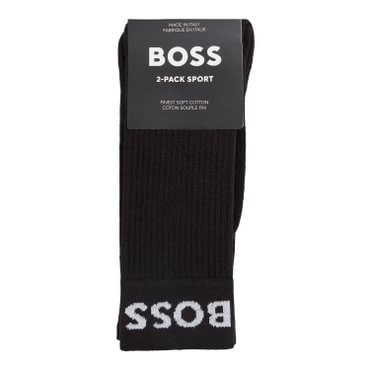 BOSS [NOS] 양말 2켤레 세트 블랙(50469747001)
