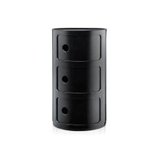 카르텔 Componibili 3round(블랙) 수납장