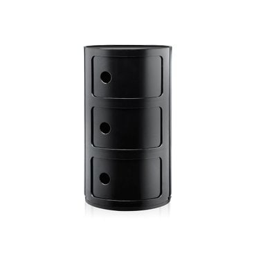 Kartell 카르텔 Componibili 3round(블랙) 수납장