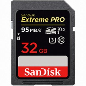 엠지솔루션 Sandisk SDHC CLASS10 UHS-I U3 Extreme Pro V30 (32GB)