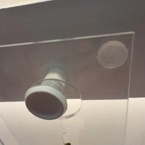 구바르프 손잡이 화이트 303.364.35 21mm 방문손잡이 문손잡이