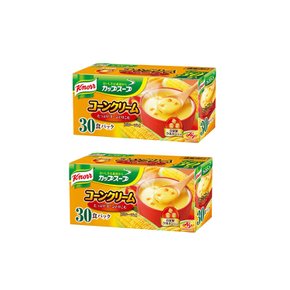 콘크림 컵 스프 옥수수스프 30포x2개 크놀 일본