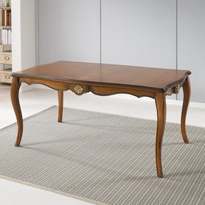 프렌 마호가니원목 엔틱 6인용 식탁 테이블 예쁜 대형 탁자 클래식(1700/브라운)
