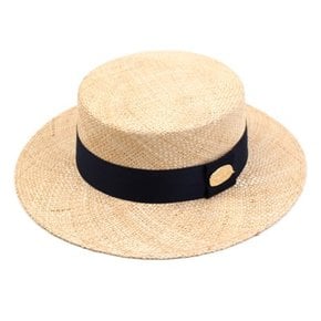 Navy Line Bau Flat Fedora 여름페도라