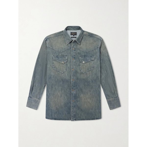 빔스 웨스턴 더블 다이 데님 셔츠 46376663162982658